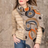 Bonnie Hand Painted Reversible Scarf - Image 3
