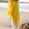 Cotton Lemon Scarf - Image 2