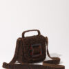 Uncovered Layers Shoulder Bag - Brown - Image 3