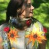 Silk/Felt Meadow Scarf