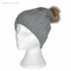 Grey Knitted Beanie