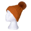 Burnt Orange Knit Beanie