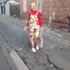 Bamboo Long Sleeved Tee Red - Image 2