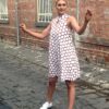 Bamboo Sleeveless Spot Dress